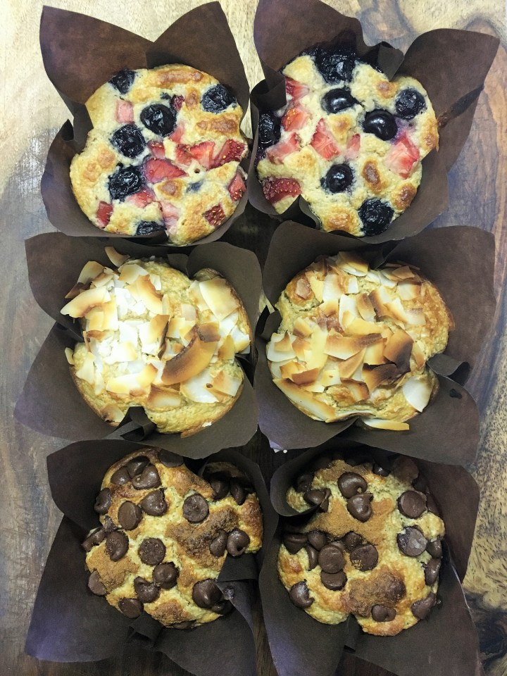 Magical Muffins cooling before we ate them.