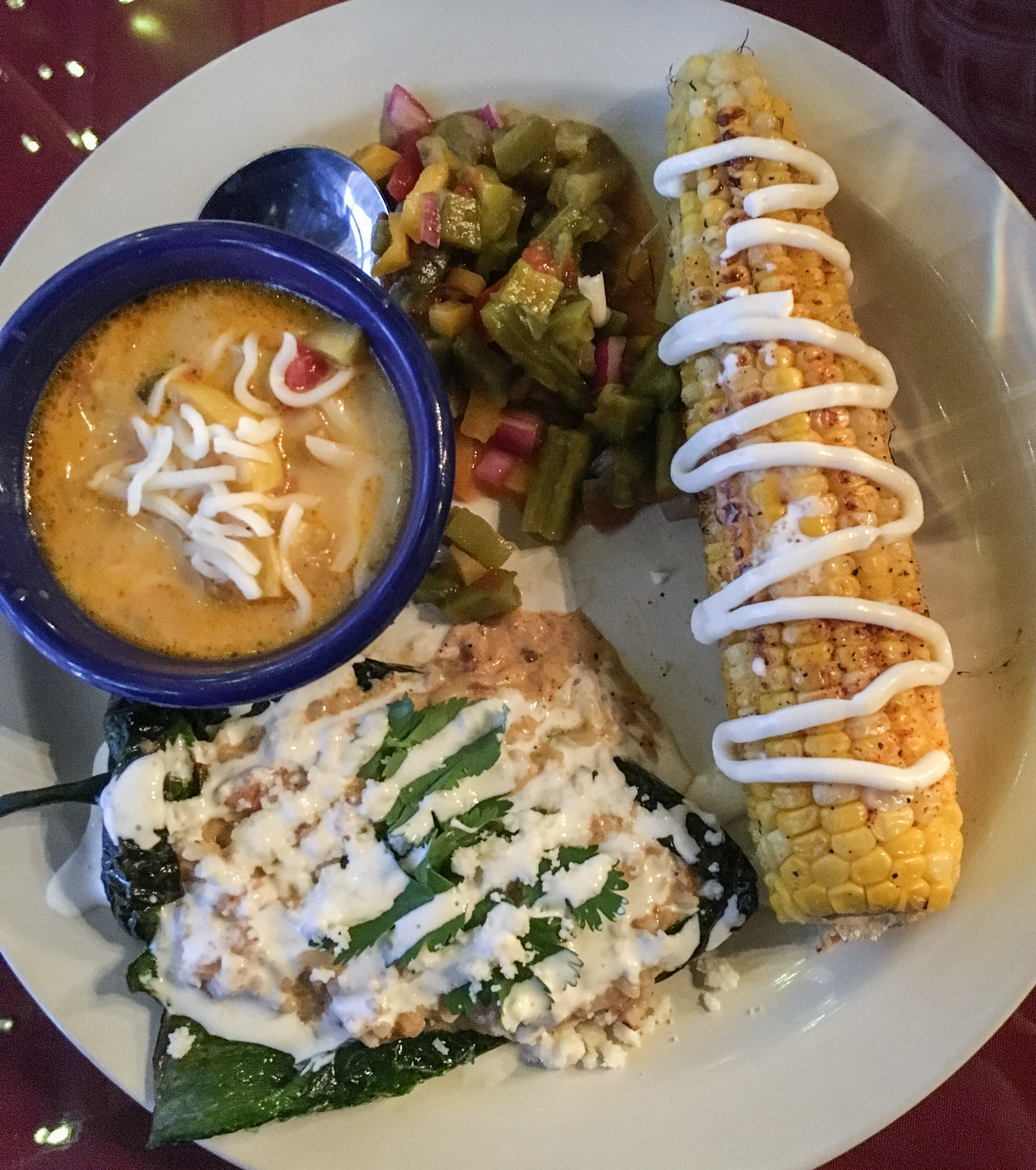 My plate. And I ate all of it.