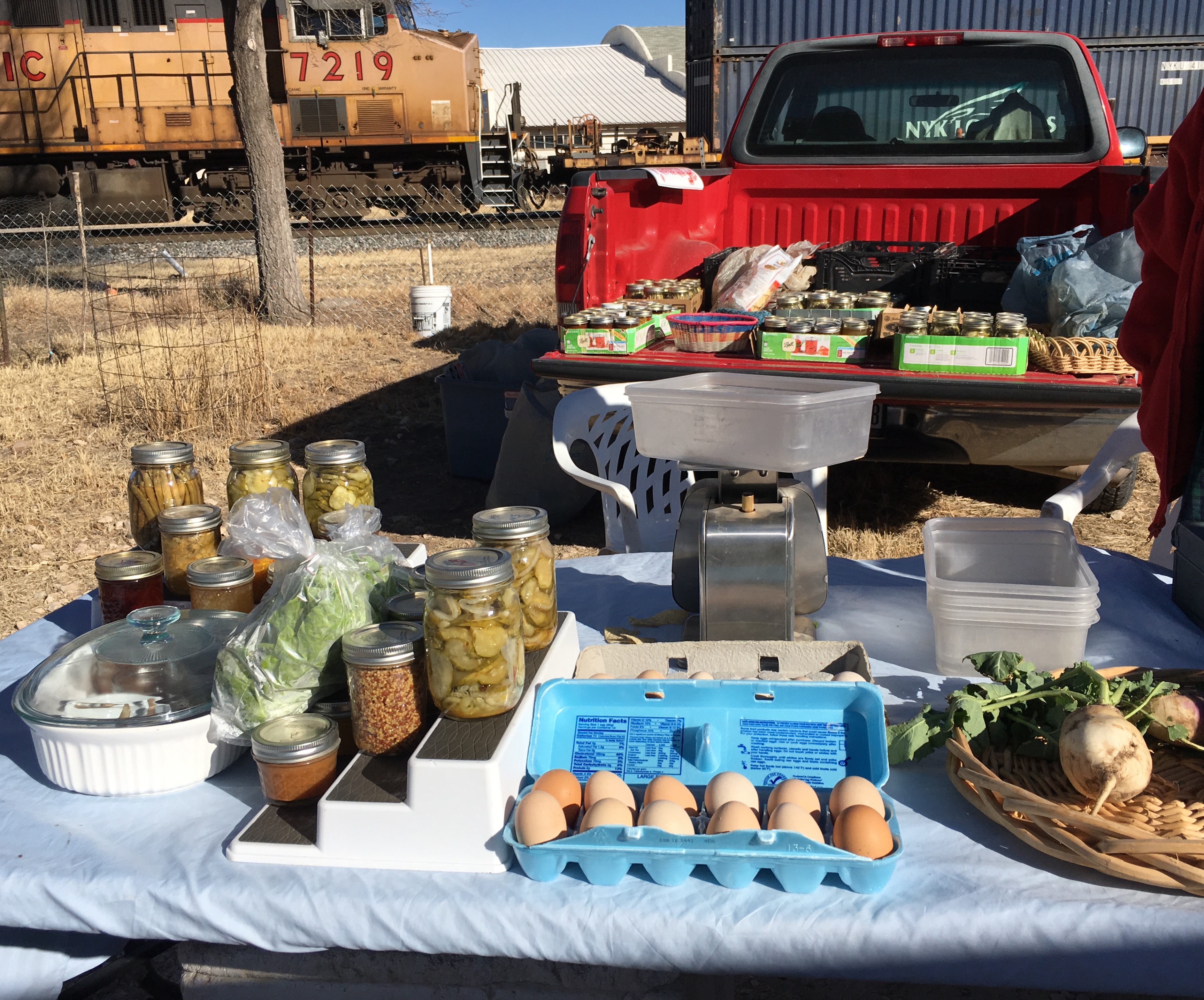 Some of the Red Wagon Farm's offerings.