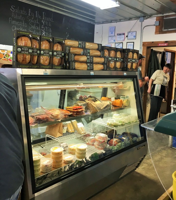 Grab and go salads and sides, deli meats and cheeses and par-baked sourdough breads are now available.