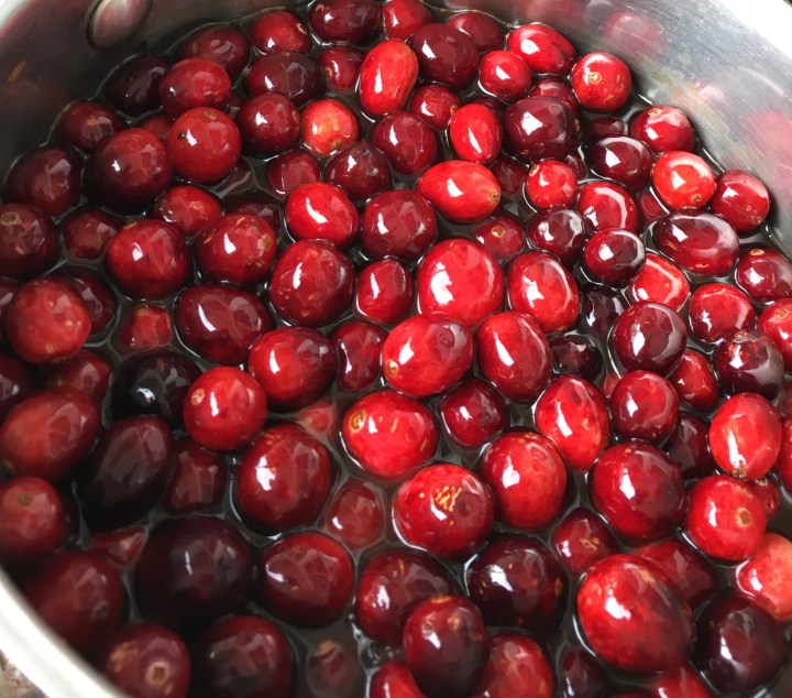 Homemade cranberry sauce beats any can out there.