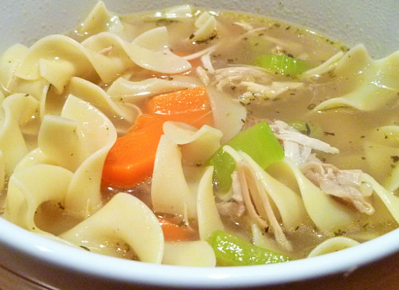 My second favorite way to eat Thanksgiving leftovers... Turkey &amp; Noodle Soup.