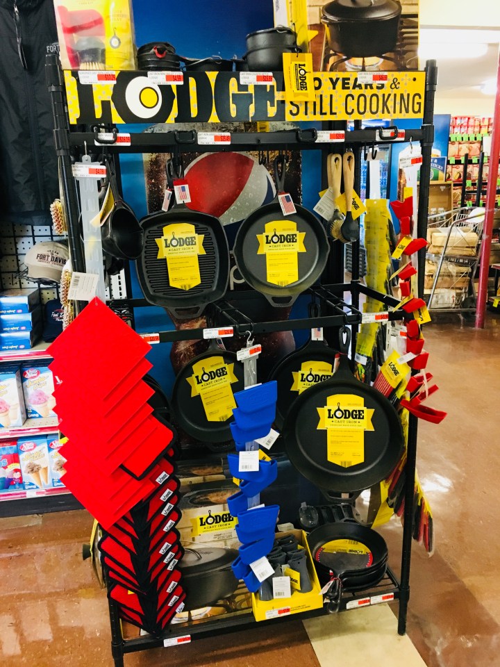 Now available at Porter's in Fort Davis.