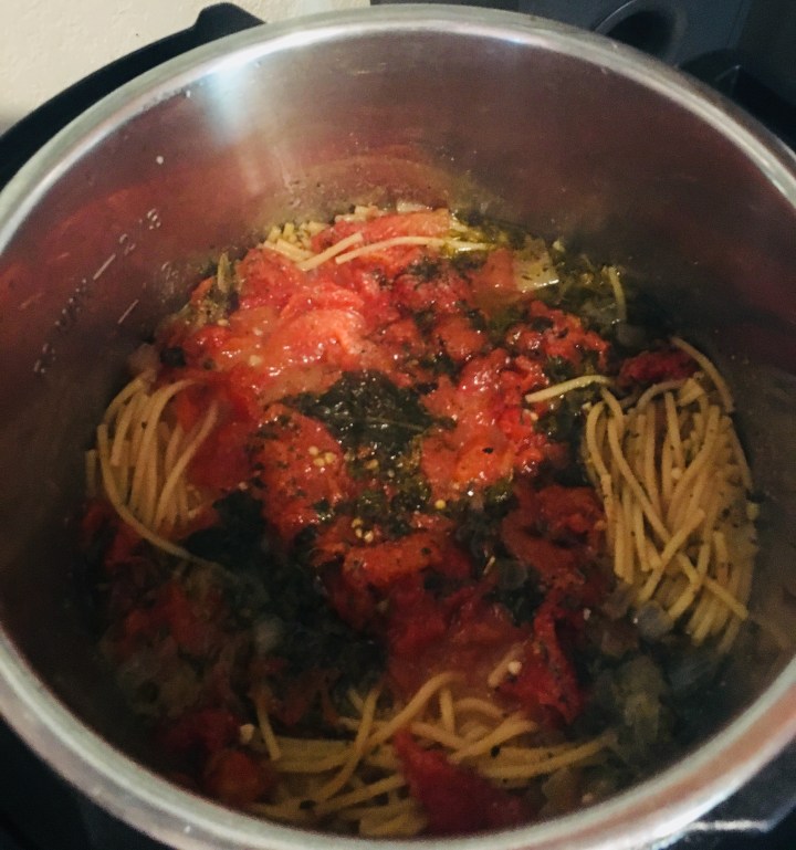 2. Five minutes on High, four minutes natural release.